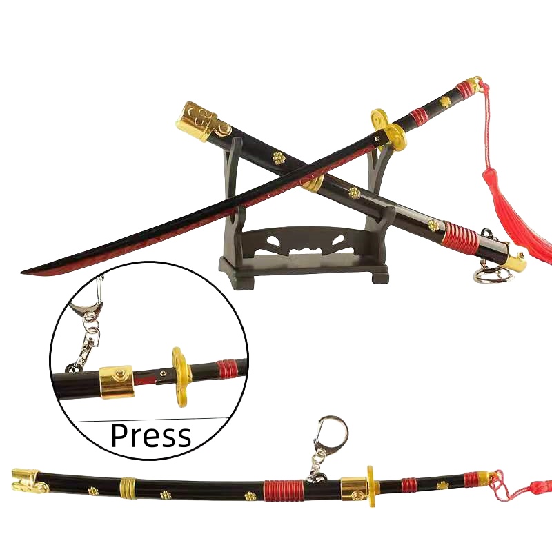 Anime Cosplay Real - 22cm One Piece Katana Swords Elastic