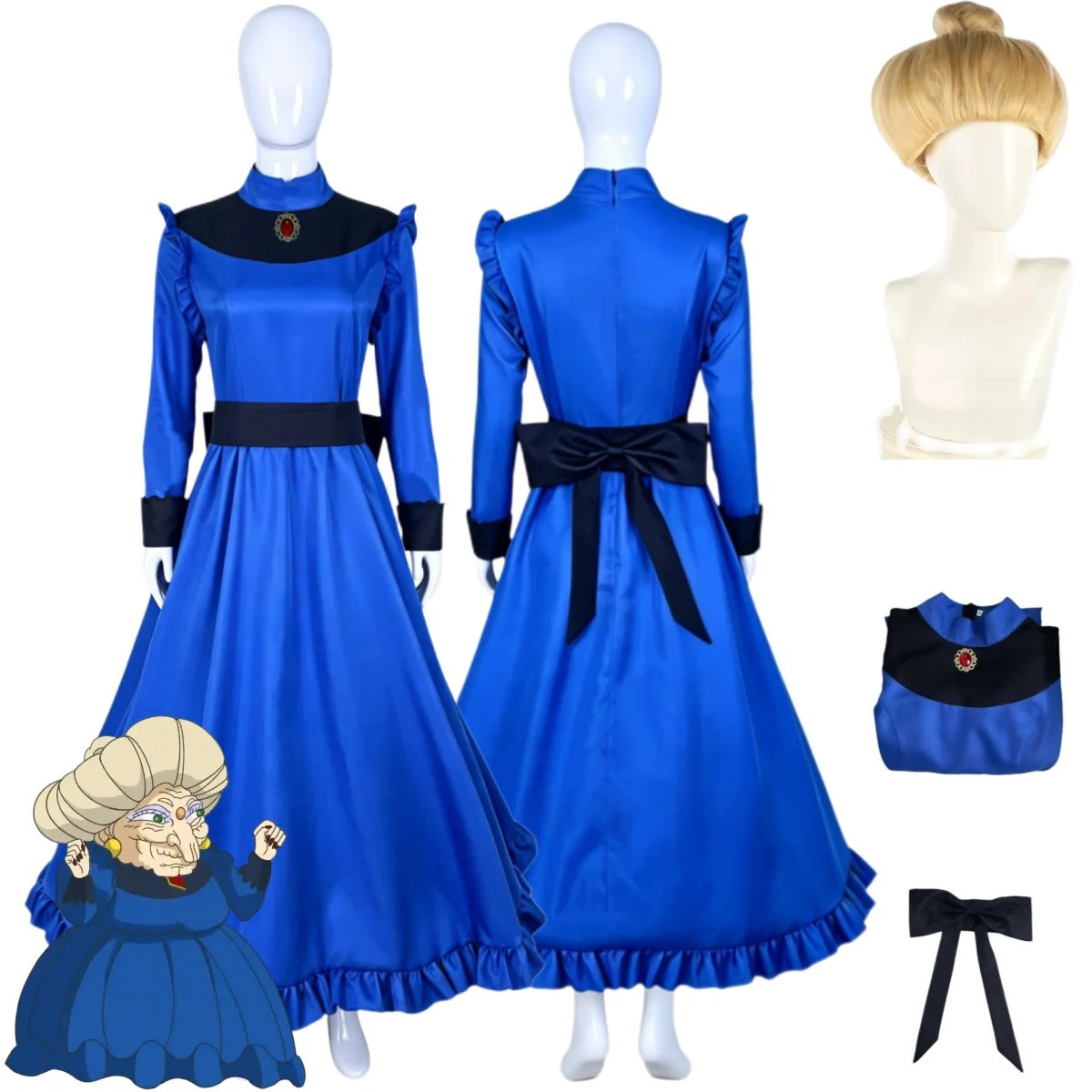 Anime Cosplay Dress - Anime Movie Yubaba Witch Granny Cosplay