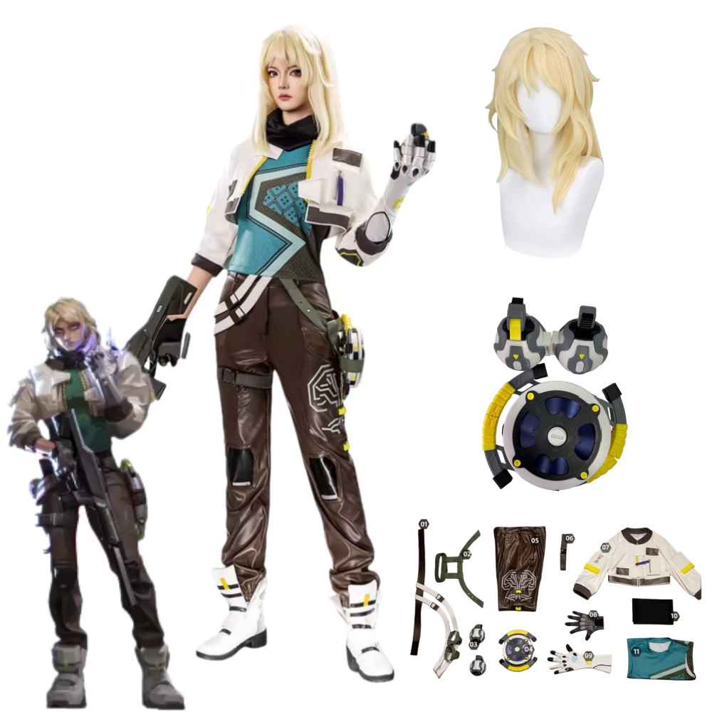 Anime Cosplay Party - Deadlock Cosplay Costume Props VALORANT Deadlock