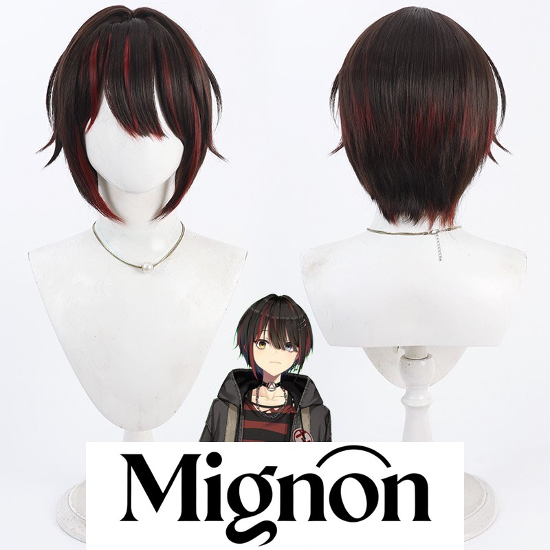 Anime Cosplay Meme - NIJISANJI Vtuber Mashiro Meme Cosplay Wig
