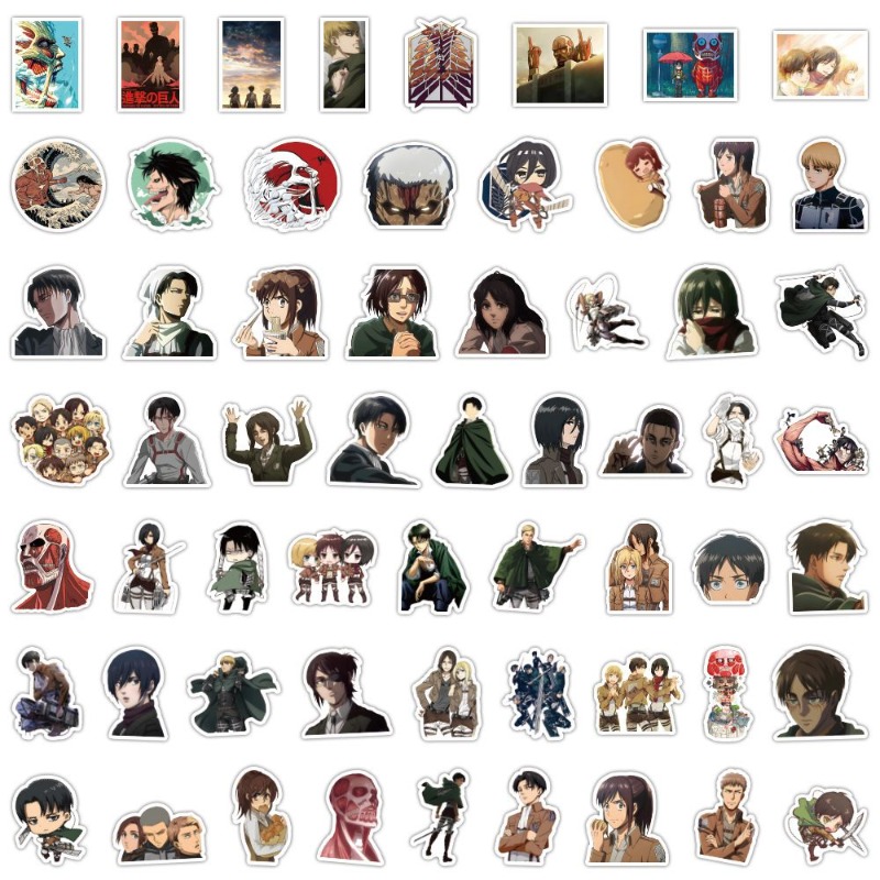 60Pcs Attack on Titan Anime St - đánh giá và giá Anime Cosplay Diy