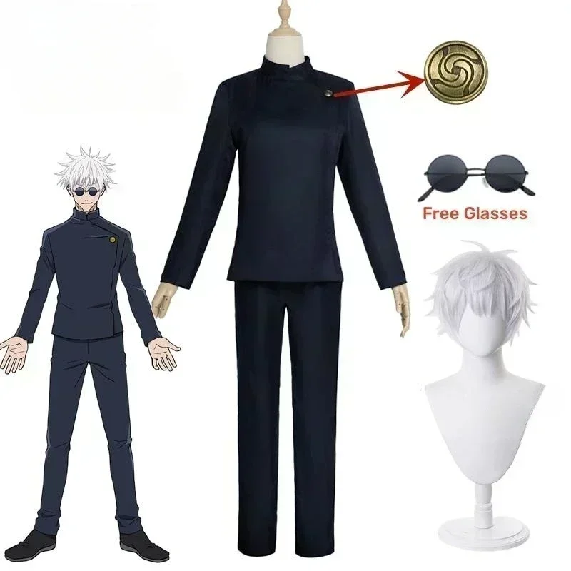Anime gojo satoru cosplay unif - đánh giá và giá Jujutsu Kaisen Uniform