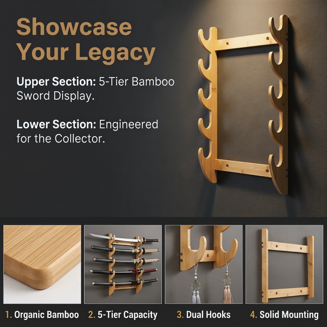 8-Layers Wall Sword Storage Sh - đánh giá và giá Anime Cosplay Real