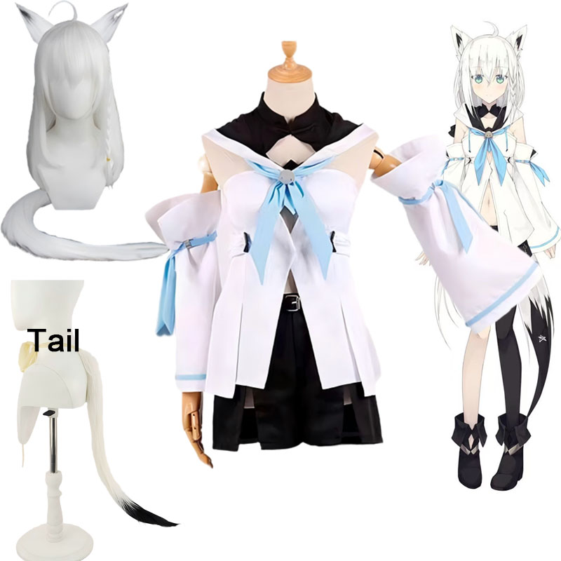Vtuber Shirakami Fubuki Cospla - đánh giá và giá Anime Cosplay Meme