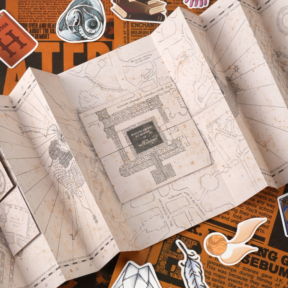 1PC Map Of The Marauder's Scho - đánh giá và giá Anime Cosplay Props